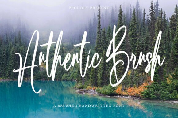Authentic Brush Font: A Modern Typeface for Branding