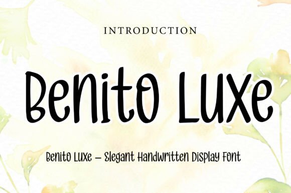 Benito Luxe: The Perfect Script Font for Makers