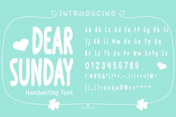 Dear Sunday: A Whimsical Handwriting Font for Web Design