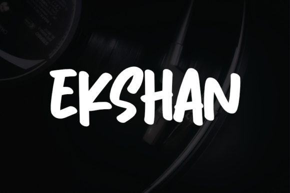 Ekshan: Modern Script Font