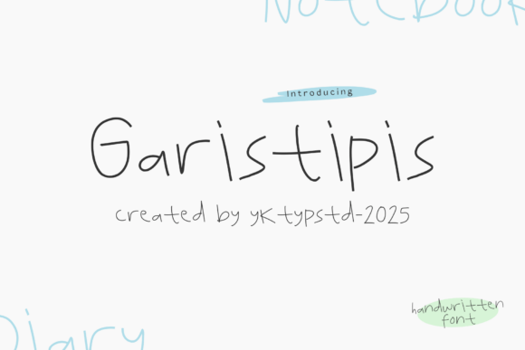 Garistipis: A Playful Script Font for Social Campaigns