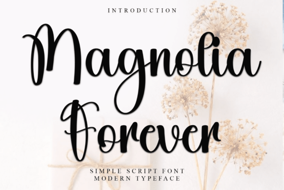 Magnolia Forever Font for Creative Projects