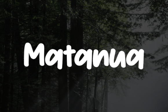 Matanua: Modern Typography for Editorial Design