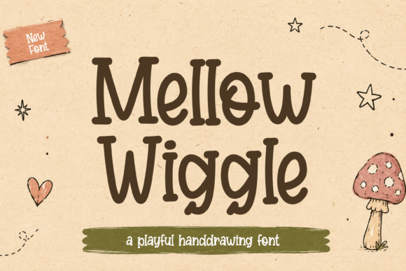 Mellow Wiggle Font for Creative Projects