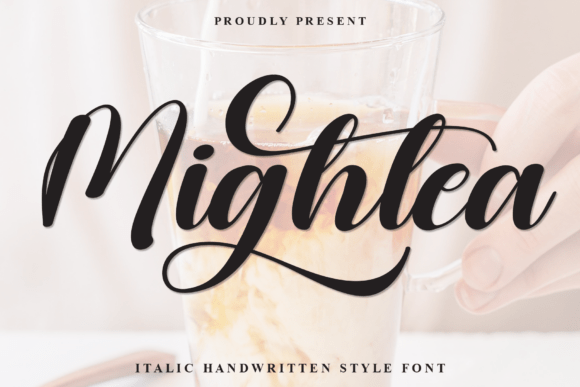 Mightea: A Dynamic Script Font for Editorial Impact