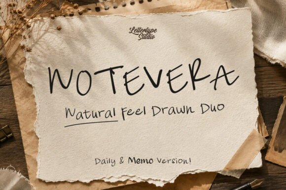 Notevera: A Modern Handwritten Font for Small Business Branding