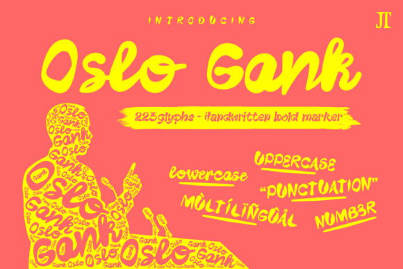 Oslo Gank: A Bold Handwritten Typeface for Modern Editors