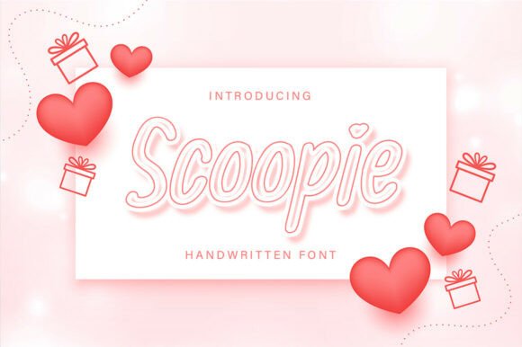 Scoopie Outline: A Playful Typeface for Sweet Branding