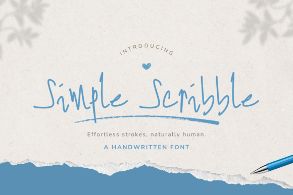 Simple Scribble: A Handwritten Font for Modern Web Design