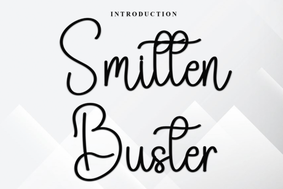 Smitten Buster Font for Festive Branding