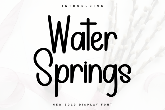Water Springs Font for Professional Branding