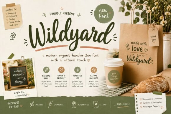 Wildyard Font for Business Branding