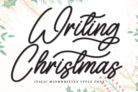 Writing Christmas: The Ultimate Script Handwritten Font for Crafters